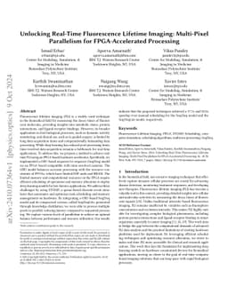 Unlocking Real-Time Fluorescence Lifetime Imaging: Multi-Pixel
  Parallelism for FPGA-Accelerated Processing