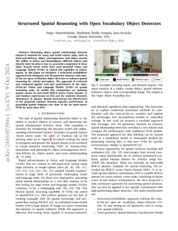 Structured Spatial Reasoning with Open Vocabulary Object Detectors