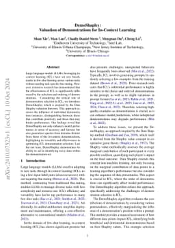 DemoShapley: Valuation of Demonstrations for In-Context Learning