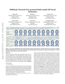 MMHead: Towards Fine-grained Multi-modal 3D Facial Animation