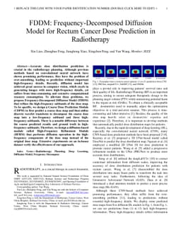 FDDM: Frequency-Decomposed Diffusion Model for Rectum Cancer Dose
  Prediction in Radiotherapy
