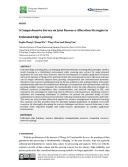 A Comprehensive Survey on Joint Resource Allocation Strategies in
  Federated Edge Learning