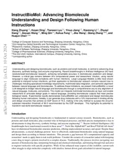 InstructBioMol: Advancing Biomolecule Understanding and Design Following
  Human Instructions