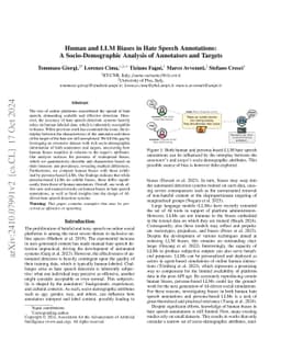 Human and LLM Biases in Hate Speech Annotations: A Socio-Demographic Analysis of Annotators and Targets