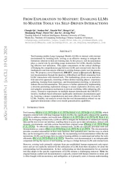 From Exploration to Mastery: Enabling LLMs to Master Tools via Self-Driven Interactions