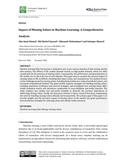 Impact of Missing Values in Machine Learning: A Comprehensive Analysis