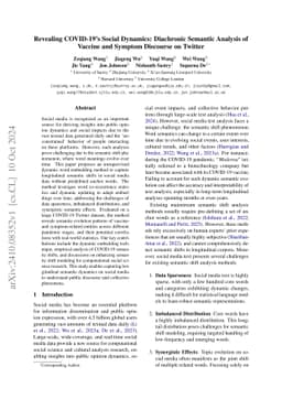 Revealing COVID-19's Social Dynamics: Diachronic Semantic Analysis of
  Vaccine and Symptom Discourse on Twitter
