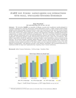 JurEE not Judges: safeguarding llm interactions with small, specialised
  Encoder Ensembles