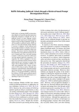 RePD: Defending Jailbreak Attack through a Retrieval-based Prompt
  Decomposition Process
