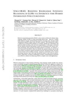 StructRAG: Boosting Knowledge Intensive Reasoning of LLMs via
  Inference-time Hybrid Information Structurization