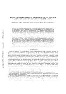 An End-to-End Deep Learning Method for Solving Nonlocal Allen-Cahn and
  Cahn-Hilliard Phase-Field Models