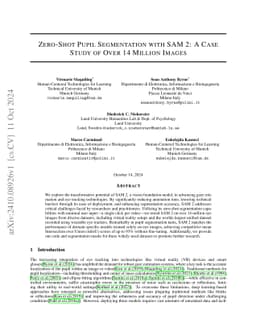 Zero-Shot Pupil Segmentation with SAM 2: A Case Study of Over 14 Million Images