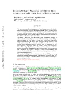 Controllable Safety Alignment: Inference-Time Adaptation to Diverse Safety Requirements
