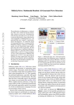 MiRAGeNews: Multimodal Realistic AI-Generated News Detection