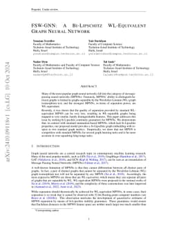 FSW-GNN: A Bi-Lipschitz WL-Equivalent Graph Neural Network