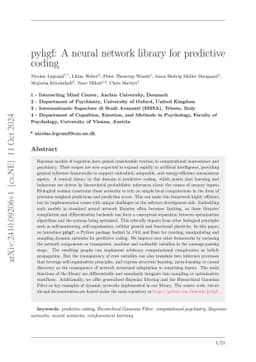 pyhgf: A neural network library for predictive coding