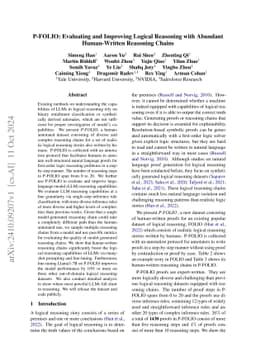 P-FOLIO: Evaluating and Improving Logical Reasoning with Abundant
  Human-Written Reasoning Chains