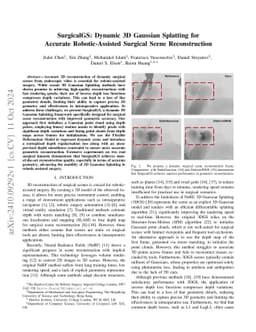 SurgicalGS: Dynamic 3D Gaussian Splatting for Accurate Robotic-Assisted
  Surgical Scene Reconstruction