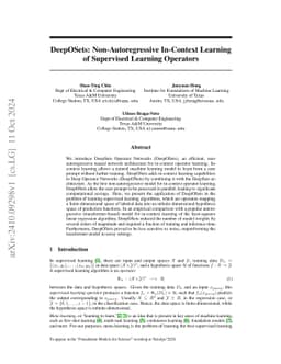 DeepOSets: Non-Autoregressive In-Context Learning of Supervised Learning Operators
