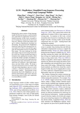 LLM$\times$MapReduce: Simplified Long-Sequence Processing using Large
  Language Models