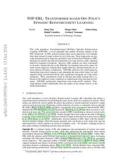 TOP-ERL: Transformer-based Off-Policy Episodic Reinforcement Learning
