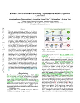 Toward General Instruction-Following Alignment for Retrieval-Augmented
  Generation