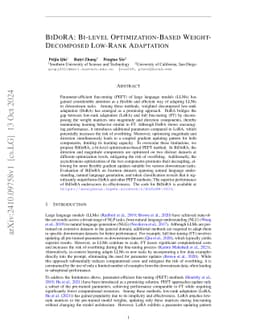BiDoRA: Bi-level Optimization-Based Weight-Decomposed Low-Rank
  Adaptation