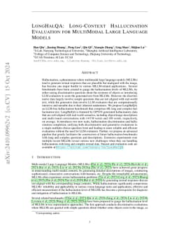 LongHalQA: Long-Context Hallucination Evaluation for MultiModal Large
  Language Models