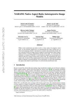 NARAIM: Native Aspect Ratio Autoregressive Image Models