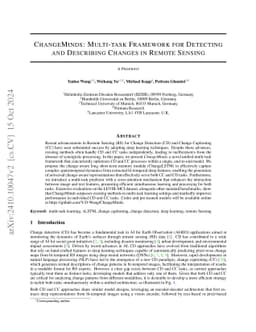 ChangeMinds: Multi-task Framework for Detecting and Describing Changes
  in Remote Sensing