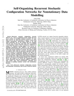 Self-Organizing Recurrent Stochastic Configuration Networks for
  Nonstationary Data Modelling