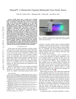HumanFT: A Human-like Fingertip Multimodal Visuo-Tactile Sensor