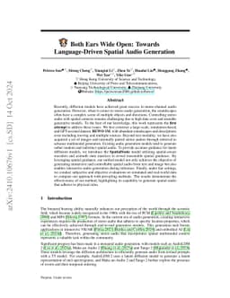 Both Ears Wide Open: Towards Language-Driven Spatial Audio Generation
