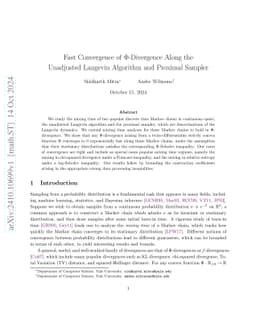 Fast Convergence of $Φ$-Divergence Along the Unadjusted Langevin Algorithm and Proximal Sampler