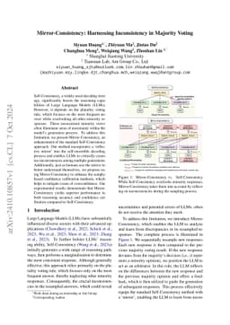 Mirror-Consistency: Harnessing Inconsistency in Majority Voting
