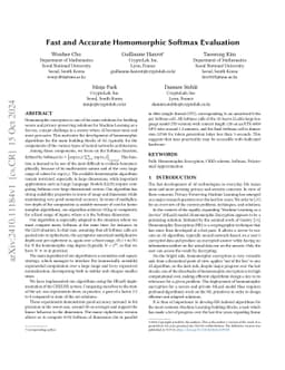 Fast and Accurate Homomorphic Softmax Evaluation