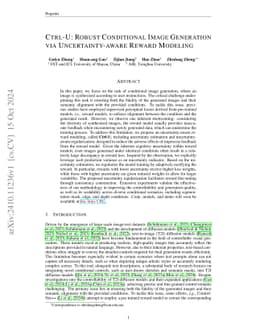 Ctrl-U: Robust Conditional Image Generation via Uncertainty-aware Reward Modeling