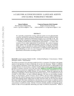 A Case for AI Consciousness: Language Agents and Global Workspace Theory