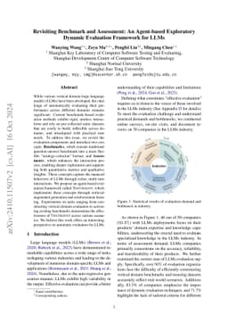 Revisiting Benchmark and Assessment: An Agent-based Exploratory Dynamic Evaluation Framework for LLMs