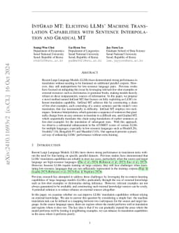 IntGrad MT: Eliciting LLMs' Machine Translation Capabilities with
  Sentence Interpolation and Gradual MT
