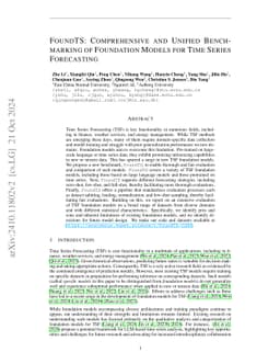 FoundTS: Comprehensive and Unified Benchmarking of Foundation Models for
  Time Series Forecasting