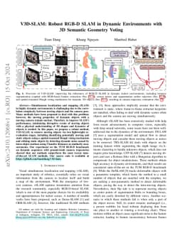 V3D-SLAM: Robust RGB-D SLAM in Dynamic Environments with 3D Semantic
  Geometry Voting