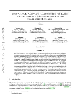 Iter-AHMCL: Alleviate Hallucination for Large Language Model via
  Iterative Model-level Contrastive Learning