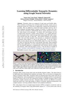 Learning Differentiable Tensegrity Dynamics using Graph Neural Networks