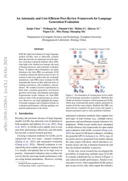 An Automatic and Cost-Efficient Peer-Review Framework for Language
  Generation Evaluation