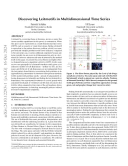 Discovering Leitmotifs in Multidimensional Time Series