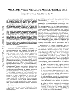 PAPL-SLAM: Principal Axis-Anchored Monocular Point-Line SLAM
