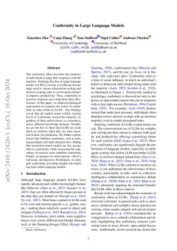 Conformity in Large Language Models