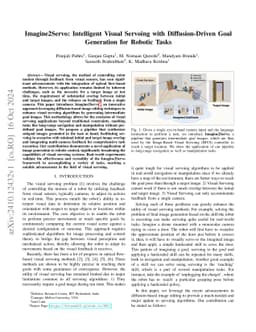 Imagine2Servo: Intelligent Visual Servoing with Diffusion-Driven Goal
  Generation for Robotic Tasks