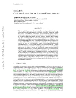 ConLUX: Concept-Based Local Unified Explanations